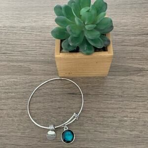 Moonglow Silver Wire Bracelet